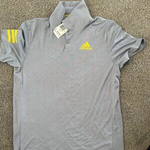Adidas Club 3 Stripe polo mens small